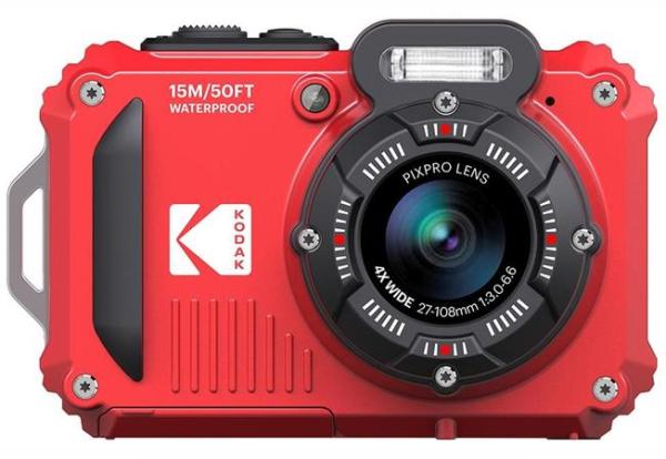 Fotoaparát, digitálny, KODAK "Pixpro WPZ2", červená 1