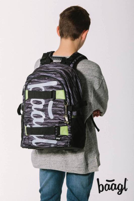 BAAGL  Školský batoh Skate Grey 13