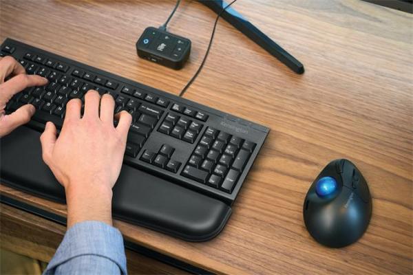 Myš, bezdrôtová, optická, KENSINGTON "TB450", čierna 6