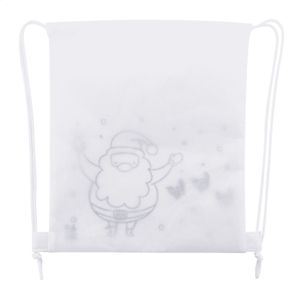 Julfar Bag B vianočný vak na stiahnutie šnúrkou na vyfarbenie 5