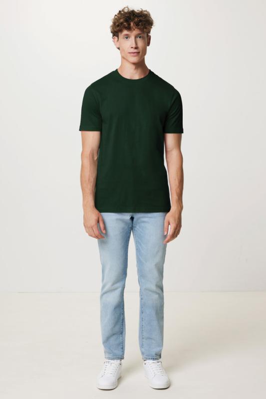 Tričko IQONIQ Brett z recykl. bavlny forest green XS 4