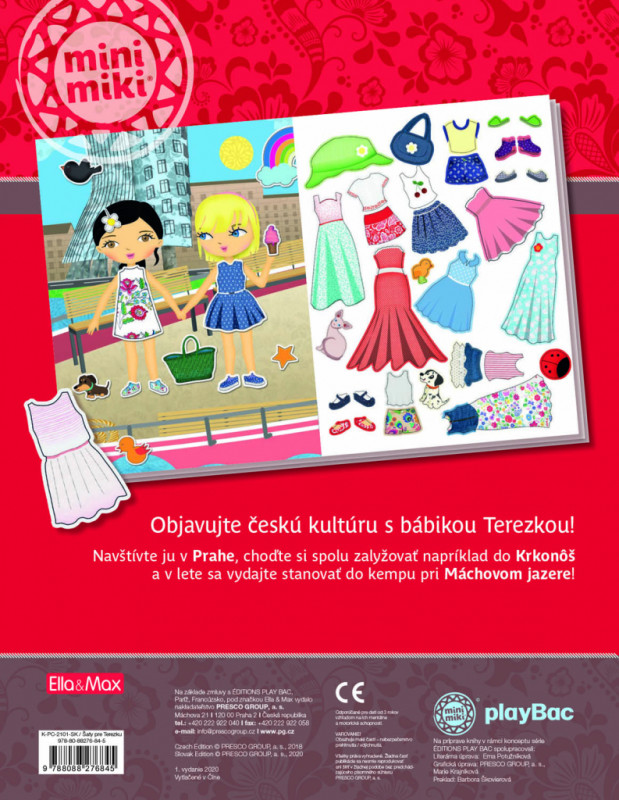 Šaty pre TEREZKU – Kniha samolepiek 13