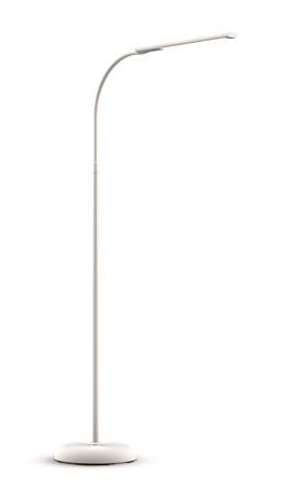 Stojacia lampa, kancelárska, LED, nastaviteľná, MAUL "Pirro", biela 1