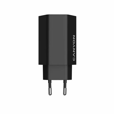 Sieťová nabíjačka, 1×USB-A, 2×USB-C, 65 W, CANYON „Hexagon 65“, čierna 2