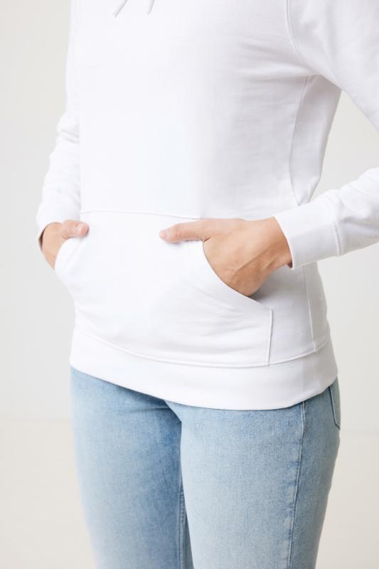 Mikina s kapucňou IQONIQ Jasper z recykl. bavlny recycled white S 16