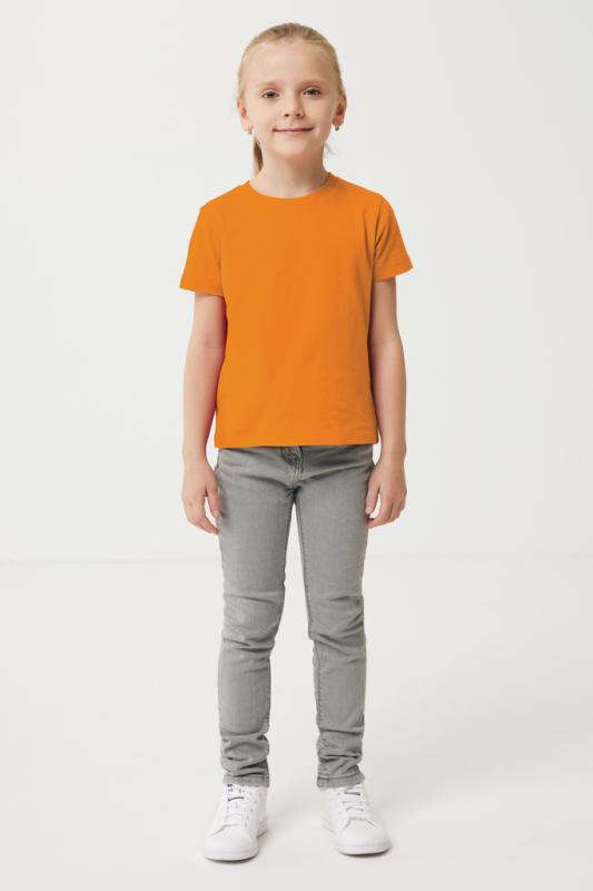 Detské tričko IQONIQ Koli z recykl. bavlny oranžová 5-6r (110-116cm) 12