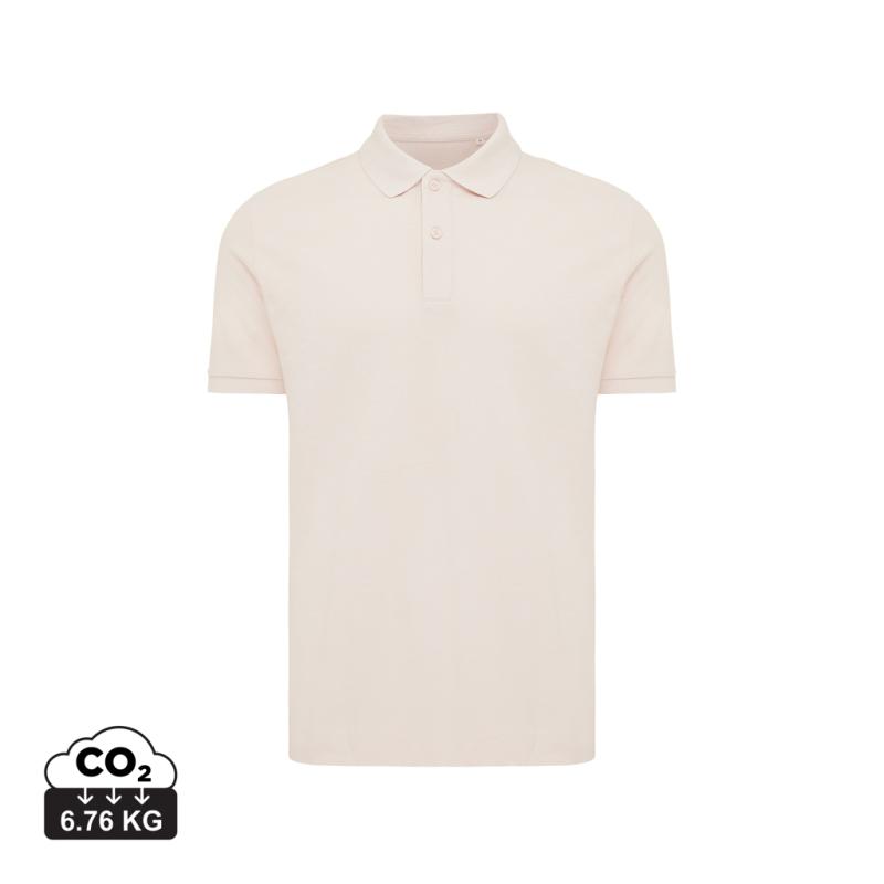 Polo tričko IQONIQ Yosemite z recykl. bavlny cloud pink L