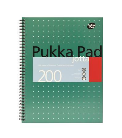 Špirálový zošit, A4+, štvorčekový, 100 strán, PUKKA PAD, "Metallic Jotta" 1