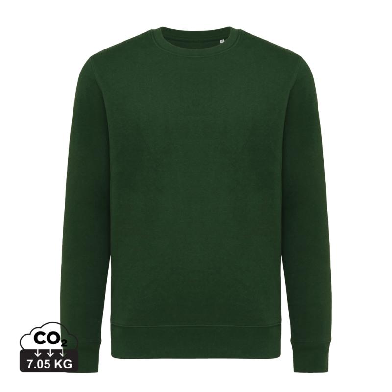 Ľahká mikina IQONIQ Etosha z recykl. bavlny forest green XL