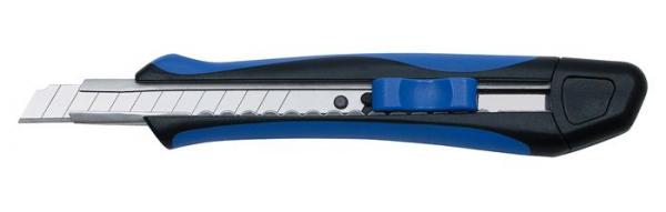 Univerzálny odlamovací nôž, 9 mm, WEDO "Soft-cut", modrá/čierna 1