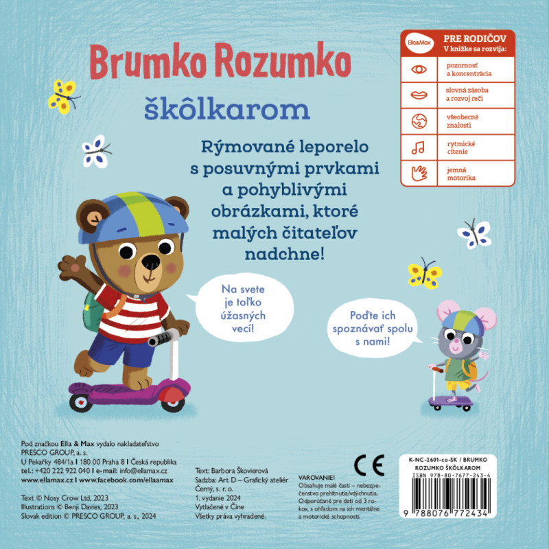BRUMKO ROZUMKO ŠKÔLKAROM – Obrázky s pohyblivými prvkami 4