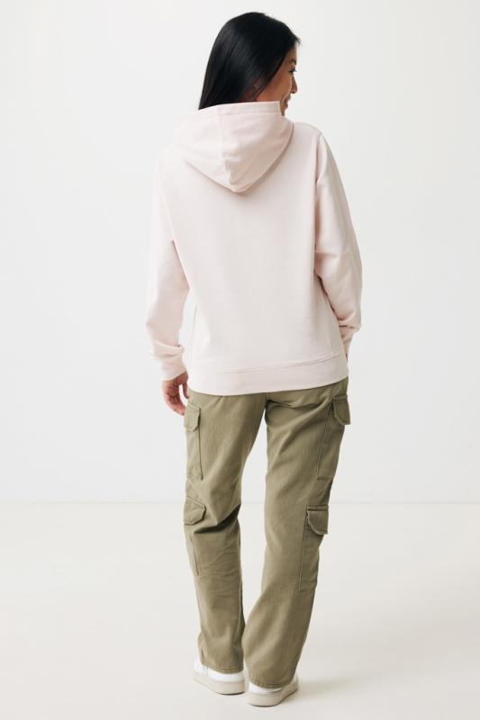 Mikina s bočnými vreckami IQONIQ Yengo z rec. bavlny cloud pink XL 9