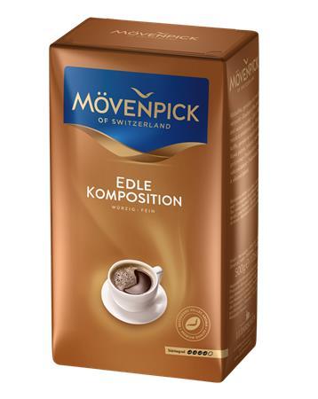 Káva, pražená, mletá, vo vákuovom balení, 500 g, MÖVENPICK "Edle Komposition" 1