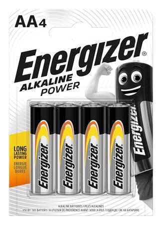 Batérie, AA, tužková, 4 ks, ENERGIZER "Alkaline Power" 1