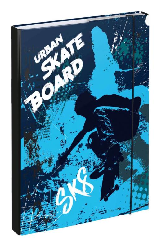 BAAGL Dosky na školské zošity A4 Skateboard