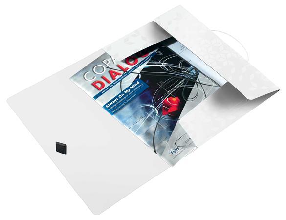 Doska s gumičkou, PP, A4, LEITZ "Wow", biela 4
