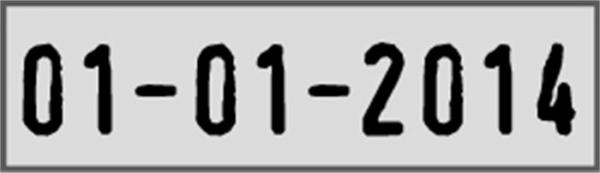 Dátumová pečiatka, TRODAT "4810 MA" 2