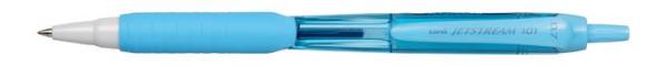 Guľôčkové pero, 0,38 mm, stláčací mechanizmus, UNI "SXN-101FL ", vodovo modré 1