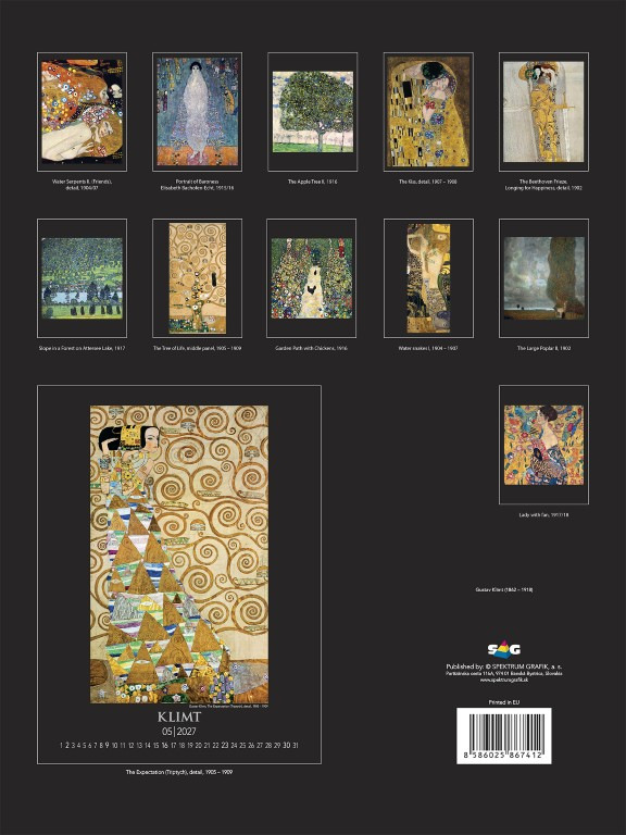 Nástenný kalendár Gustav Klimt 2027 14