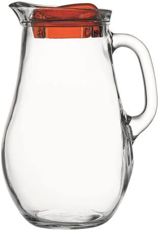 . Sklenený džbán, s vekom, sklo, 1,8 l 1
