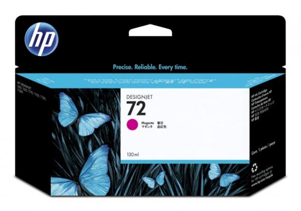C9372A Atramentová náplň k Designjet T610, T640, T1100, T1100ps tlačiarňam , HP 72, magent 1