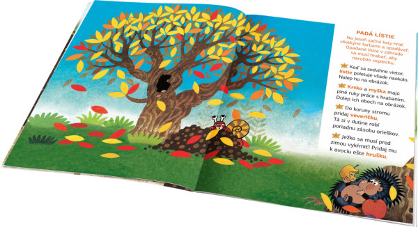 KRTKO a JESEŇ ─ Kniha samolepiek 3