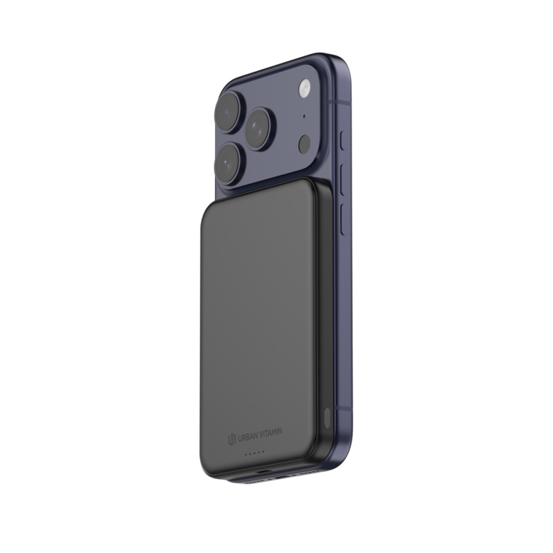 Urban Vitamin Pomona 5000 mAh Qi2.2 25W magnet. powerbanka čierna 4