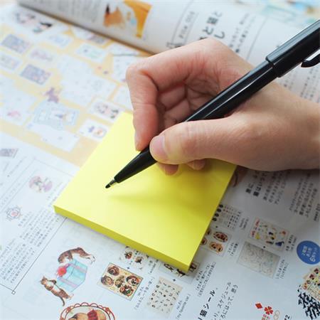 Samolepiaci poznámkový blok, 76x76 mm, 90 listov, STICK N "Extra Sticky", neónová žltá 5