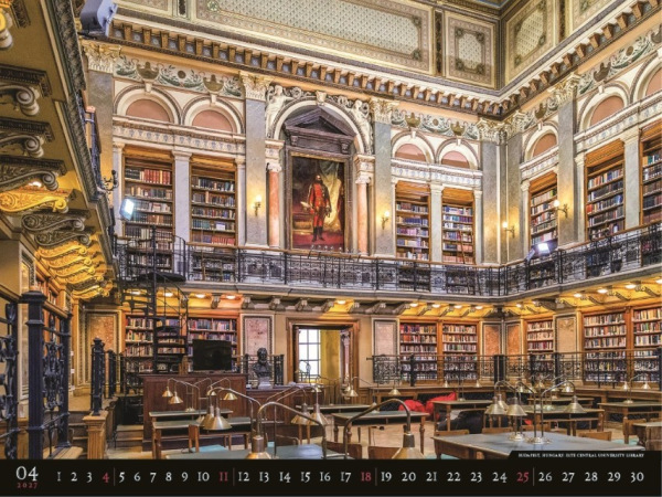 Nástenný kalendár Bibliotheca 2027 5