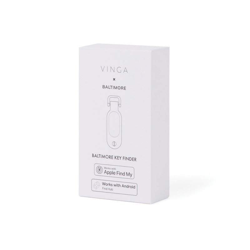 VINGA Baltimore RCS organizér na kľúče s duál. vyhľadávačom greige 3