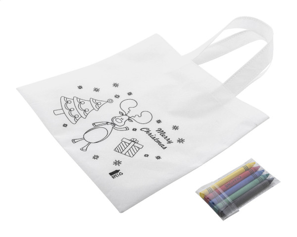 Julfar Shop vianočná taška na vyfarbenie 1