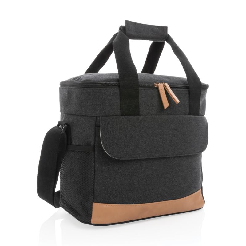 Veľká chladiaca taška Impact z 16 oz. recykl. canvas AWARE™ čierna 1