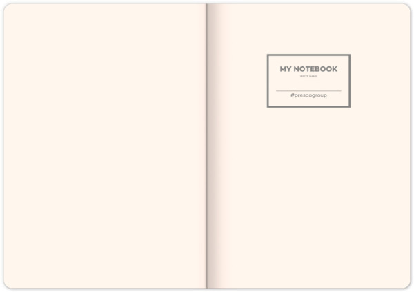 NOTIQUE Notes Vivella Classic modrý/červený, bodkovaný, 15 x 21 cm 3