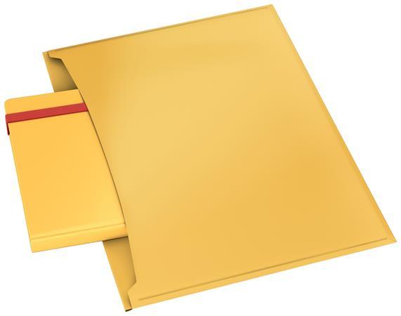 Obal na patent, 2 vrecká, A4, PP, LEITZ "Cosy", matná žltá 3