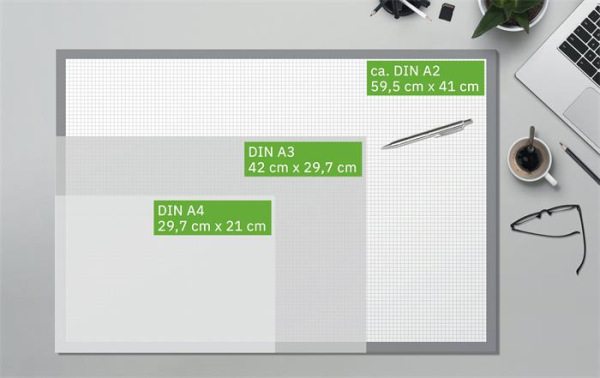 Podložka na stôl, 595x410 mm, trojročné a týždenné kalendárium, SIGEL "Harmony" 7