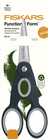 Kuchynské nožnice, 22 cm FISKARS "Functional ReNew", čierne 2