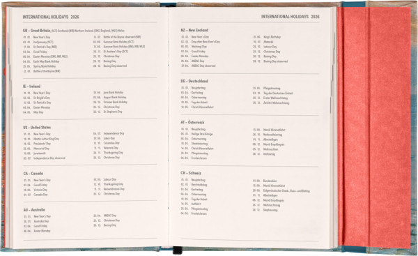 NOTIQUE Týždenný magnetický diár Claude Monet 2026, 11 x 16 cm 5