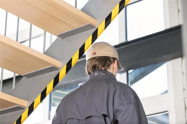 Ochranný profil na hrany, DURABLE "E8", žltá-čierna 4