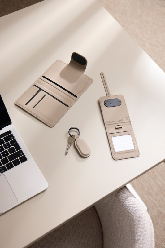 VINGA Baltimore RCS visačka na batožinu s duál. vyhľadávačom greige 8