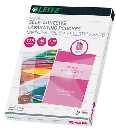 Laminovacia fólia, 125 mikr., A4, lesklá, LEITZ "Standard" 1