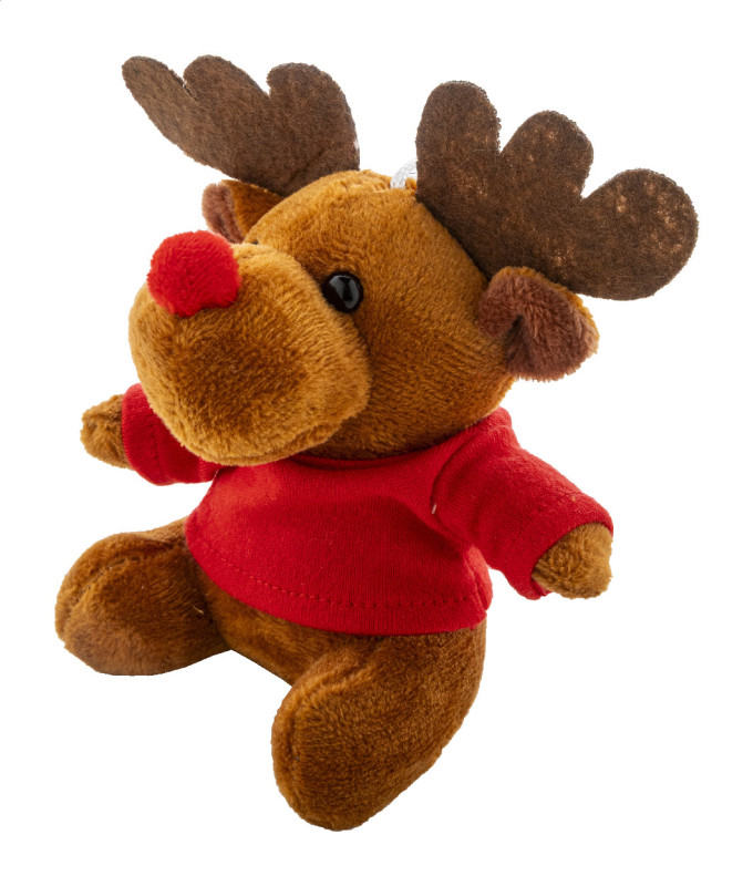 Julren plyšový vianočný prívesok na kľúče so sobom 3