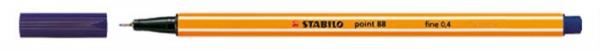Liner, 0,4 mm, STABILO "Point 88", modrý 1