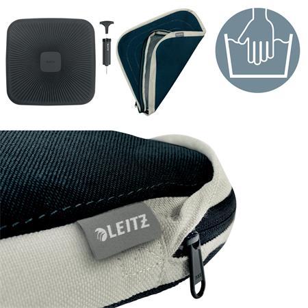 Podložka na sedenie, ergonomická, s látkovým poťahom, LEITZ "Ergo", tmavosivá 2