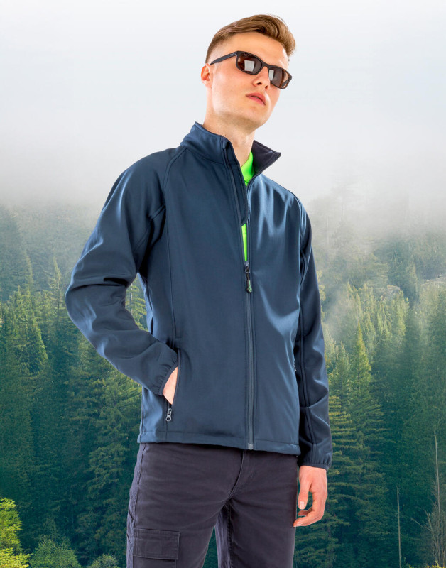 Pánska bunda Recycled Printable Softshell Jacket 7