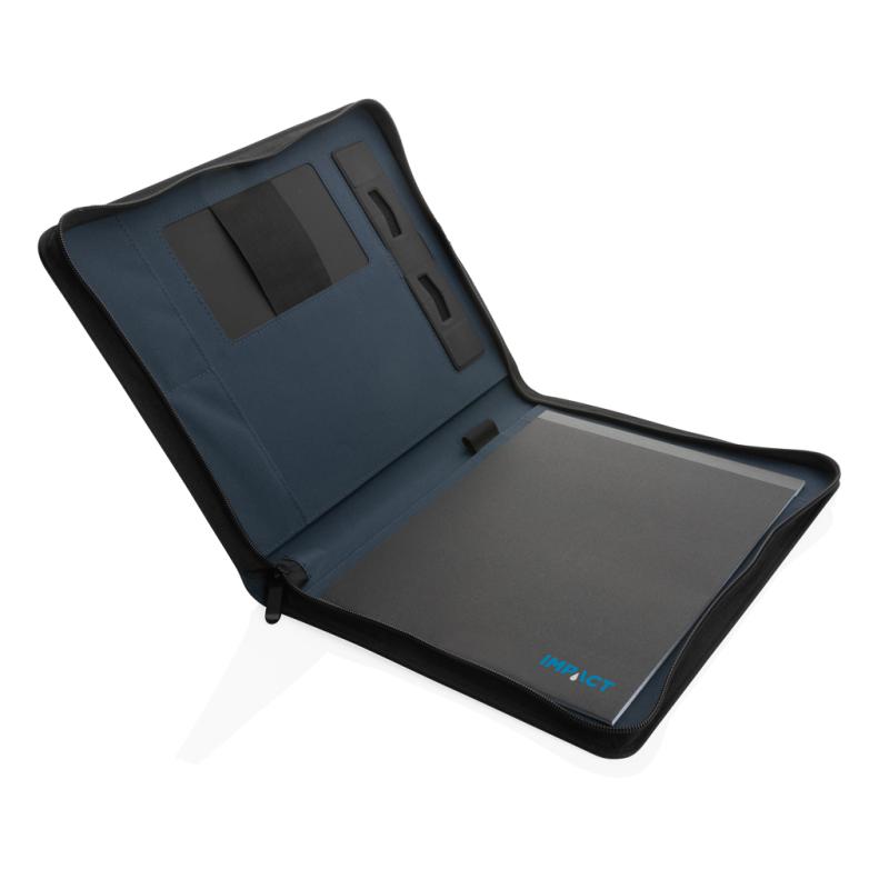 Portfólio na zips z 300D RPET AWARE™ námornícka modrá 3