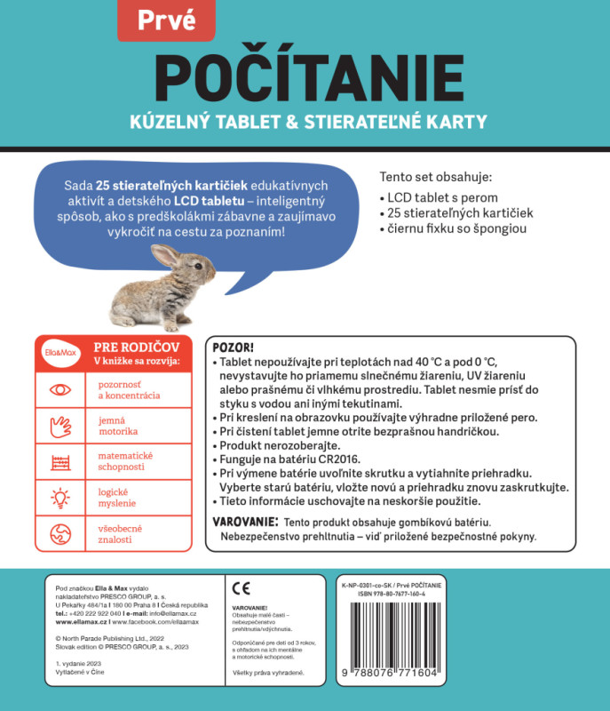 Kúzelný tablet & stierateľné karty – Prvé POČÍTANIE 7