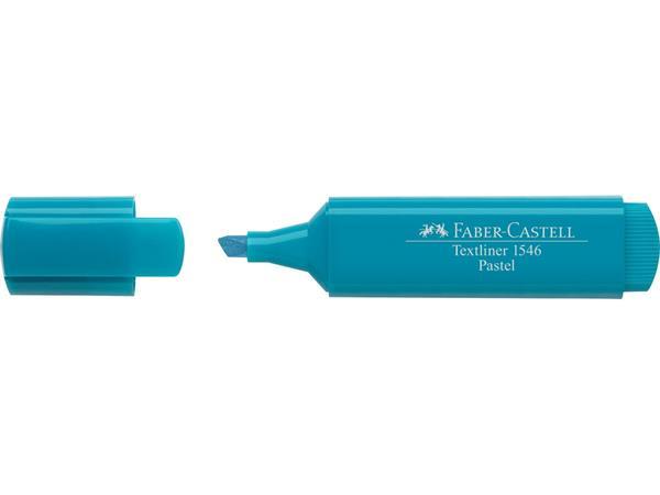 Zvýrazňovač, 1-5 mm, FABER-CASTELL "1546 Pastel", tyrkysový 2