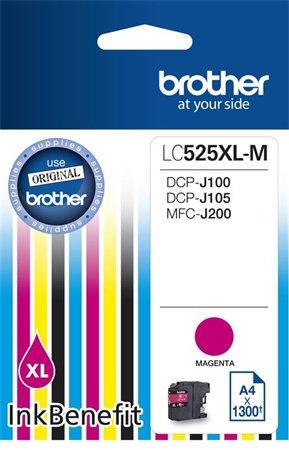 LC525XLM Náplň k tlačiarni DCP-J100, J105, BROTHER červená, 1300 strán