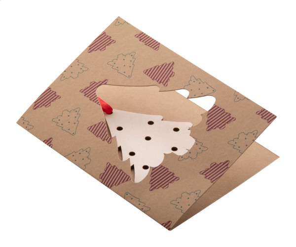 TreeCard Eco Vianočná pohľadnica, stromček 3