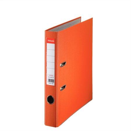 Pákový šanón, 50 mm, A4, PP/kartón, ochranné spodné kovanie, ESSELTE "Economy", oranžový